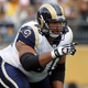 Then-St. Louis Rams lineman Jason Brown plays against the Pittsburgh Steelers Dec. 24, 2011, at Heinz Field in Pittsburgh.
Justin K. Aller/Getty Images